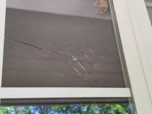Broken Window Pane - Milner, GA